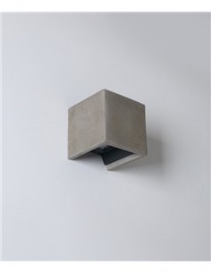 Aplique de pared de exterior Perseo - ACB - Lámpara de cemento bidireccional para fachadas 2