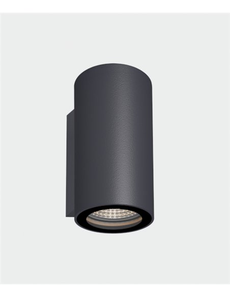 Aplique para exterior Nox - ACB - Aplique LED cilíndrico con luz bidireccional