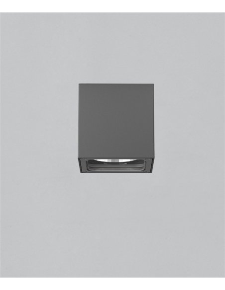 Plafón de techo para exterior Hamal - ACB - Diseño cúbico minimalista LED