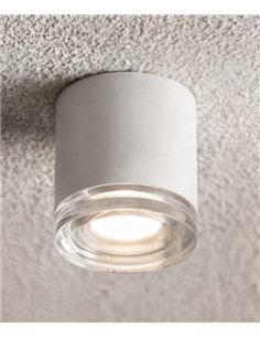 Plafón de exterior Artic - ACB - Lámpara de techo cilíndrica GU10