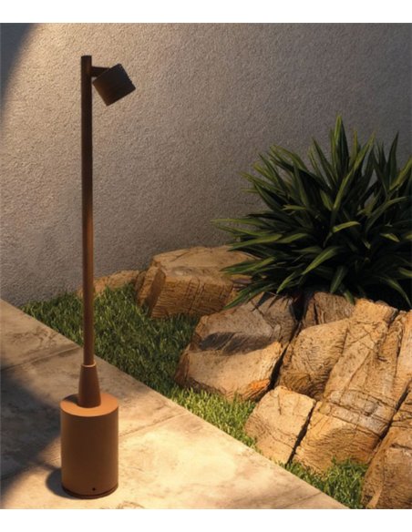 Baliza de exterior Fint - FORLIGHT - Proyector de exterior orientable, 50 cm