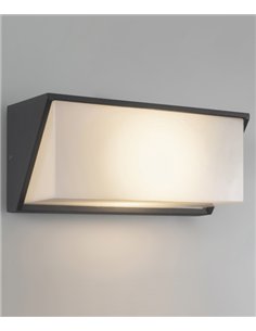 Aplique de pared de exterior Quanta - FORLIGHT - Acabado negro 2
