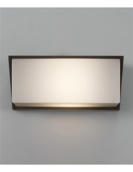 Aplique de pared de exterior Quanta - FORLIGHT - Acabado negro