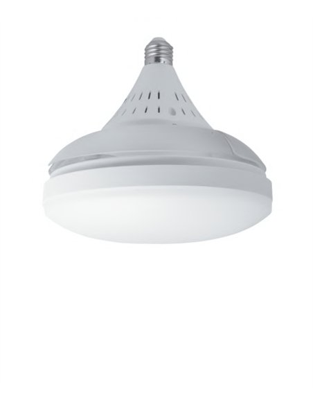 Ventilador de techo con luz Nino - AJP - Aspas retráctiles en blanco con 3 velocidades y temporizador