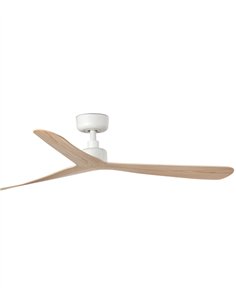 Ventilador de techo Rocker M - Faro - Ventilador de techo blanco mate con palas en fresno 2