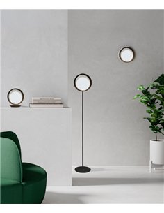 Lámpara de pie Ring F - B.lux - Luminaria decorativa en forma de anillo con luz ambiental 2