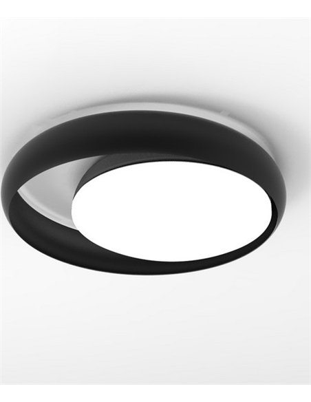 Plafón de techo Ring C45 - B.lux - Diseño circular con difusor de vidrio y luz uniforme