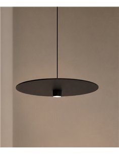 Lámpara colgante Beira S DK 450 - B.lux - Diseño minimalista con pantalla circular y luz focal 2