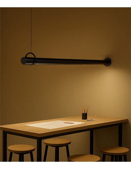 Aplique de pared Solid WS - B.lux - Lámpara lineal suspendida con óptica darklight