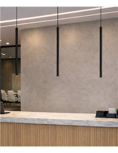 Lámpara colgante empotrable Solid SR - B.lux - Diseño cilíndrico vertical con luz directa y óptica de confort