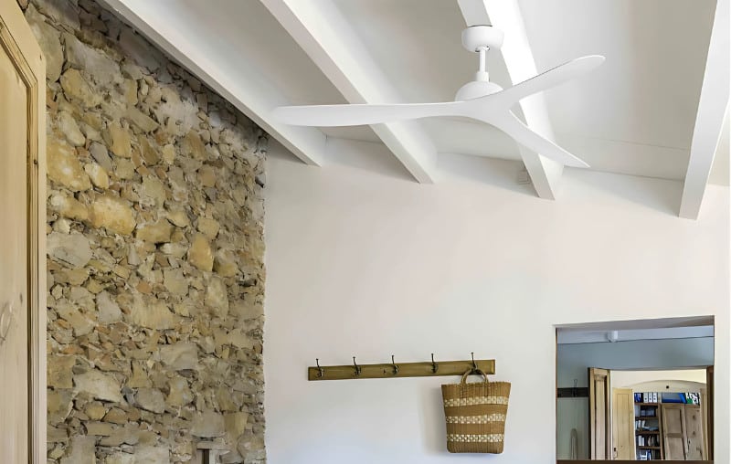 Gotland Faro Ventilador de techo blanco 