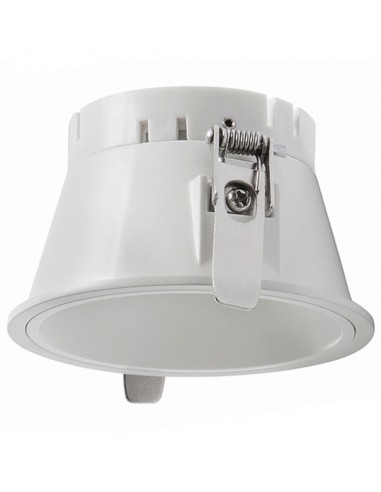White finished recessed light Ø 8 cm...