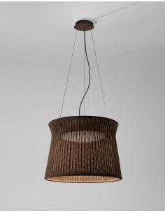 Syra pendant light - Bover - Handwoven shade, LED Dimmable 2700K 