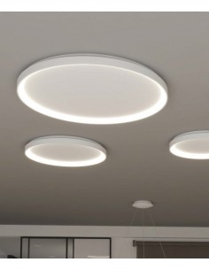 Grace Ceiling Light - ACB - Round dimmable LED ceiling light, white or black, available in 3 sizes