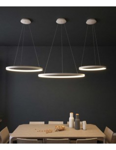 Grace ceiling pendant light - ACB - LED, cylindrical shape, white