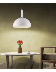 Tiga ceiling pendant light - ACB - Semi-spherical shade in 2 sizes