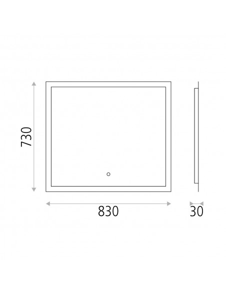 Espejo para baño Amanzi 