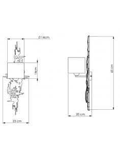 Cove wall light - Pedret Lighting - Classic lamp in 2 sizes
