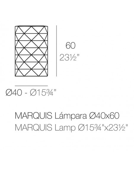 Marquis lámpara de pie