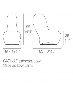 Sabinas with cable - Vondom - Modern and decorative outdoor floor lamp, RGB LED 