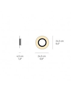 Lens Circular wall light