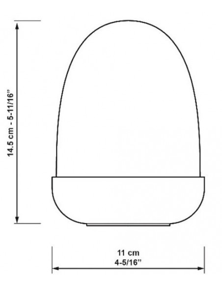 Lámpara de mesa Lace Dome