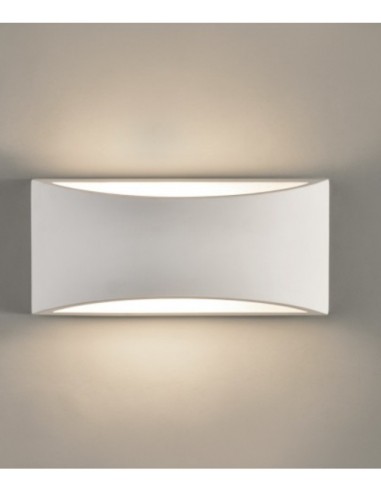 Aplique de pared de escayola blanca – Dana – ACB Iluminación