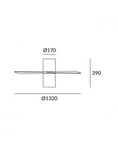 Formentera ceiling fan - Leds C4