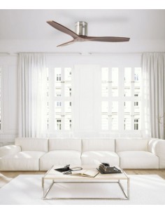Stem ceiling fan - Leds C4 - Wood fan with 3 blades, 5 speeds, with or without light