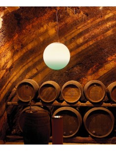 Globe S pendant light – Blux – White finish, Ball ceiling light 