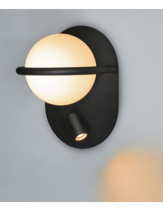 C Ball 2 light wall light - B.lux - Modern sphere light with reading arm