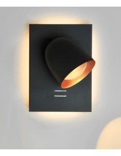 Speers wall light (2L) - Blux - Modern wall light with direct & indirect light, LED 3000K+2700K