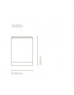 Cala ceiling light - Nexia - Modern outdoor light in 3 sizes