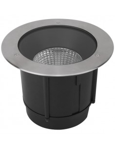 Parc outdoor recessed floor light - Nexia - Aluminum round light, 23 cm, LED 3400 lm