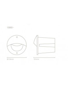 Aplique de Pared Redondo Up – Nexia 2