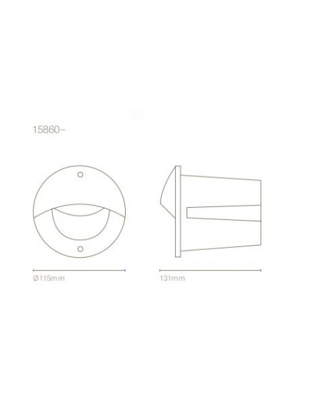 Aplique de Pared Redondo Up – Nexia