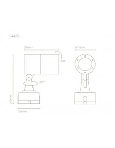 Aplique de Pared Ronda – 11,6 cm – Nexia  2
