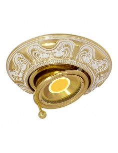 Siena Swivel & Tilt recessed ceiling light - Fede - Classic adjustable light, Ø 12.4 cm