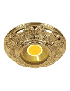 Siena recessed spotlight - Fede - Classic lamp, available in 4 finishes, Ø 10 cm 