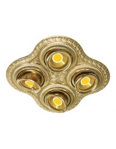 San Sebastian Four recessed spotlight - Fede - Classic design with 4 lights