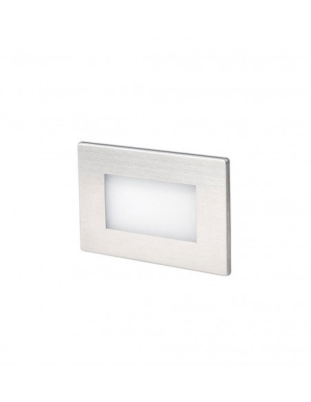 Lámpara LED empotrable de suelo níquel mate – Gron – Faro Lámpara LED empotrable de suelo níquel mate – Gron – Faro