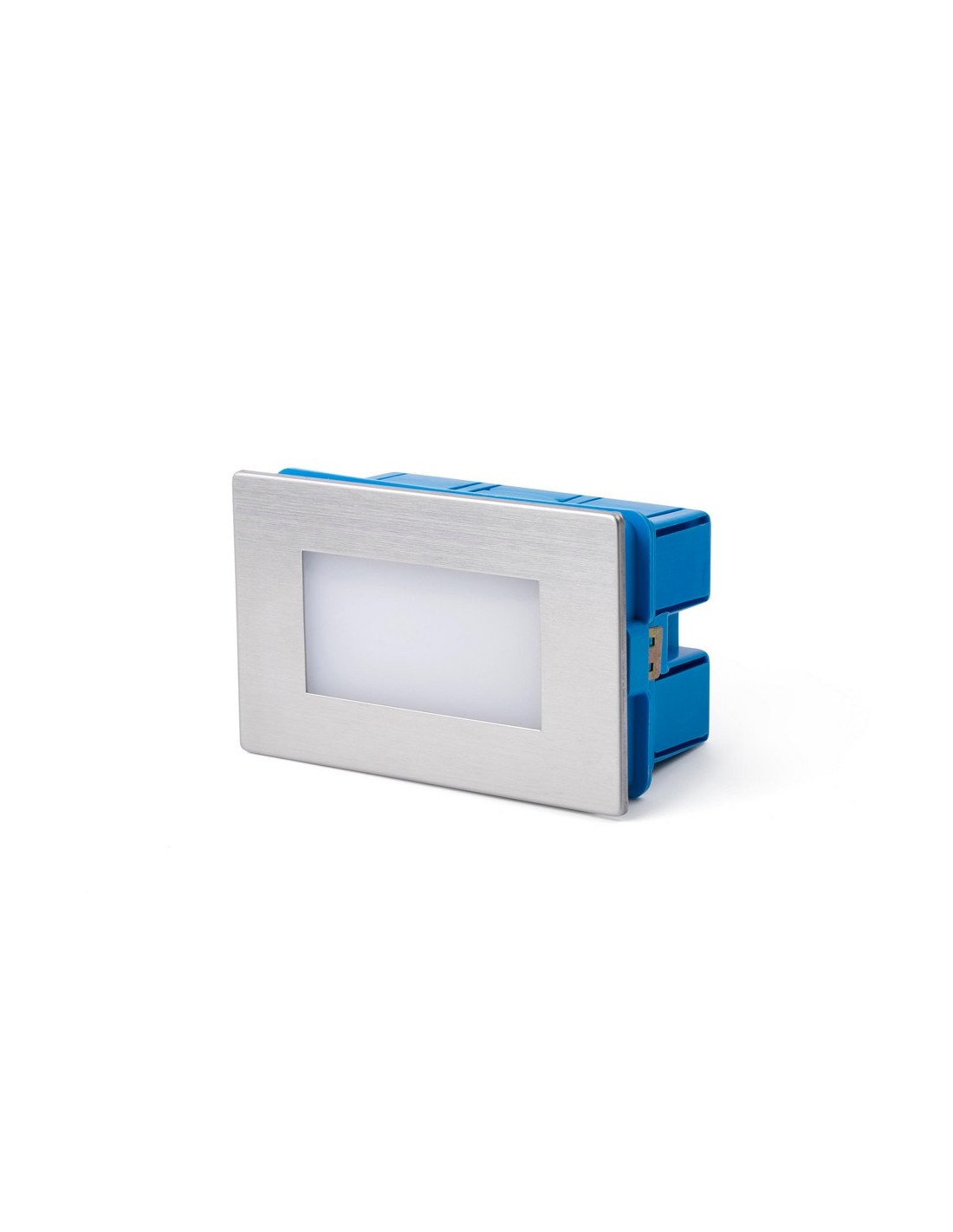 Lámpara LED empotrable de suelo níquel mate – Gron – Faro Lámpara LED empotrable de suelo níquel mate – Gron – Faro