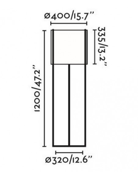 Lámapra de pie Drum                                              
