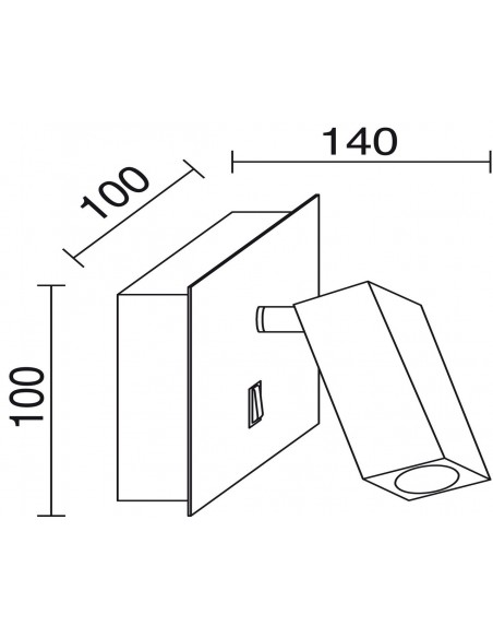 Aplique de pared Spot