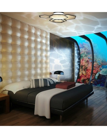 Aplique de techo de latón y cristal – Ramie – MYO