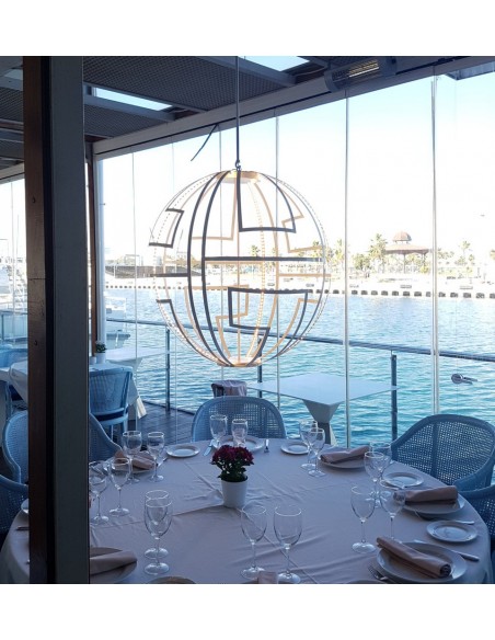 Spherical pendant lamp Malevich – MYO