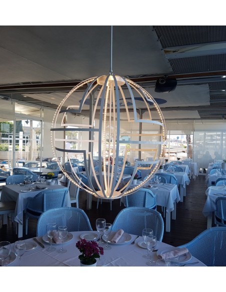 Spherical pendant lamp Malevich – MYO