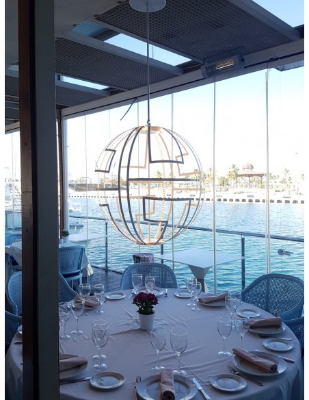 Spherical pendant lamp Malevich – MYO