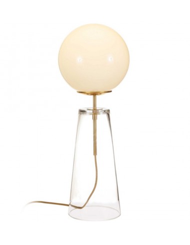Lámpara de mesa de cristal y latón – Fairmont – MYO