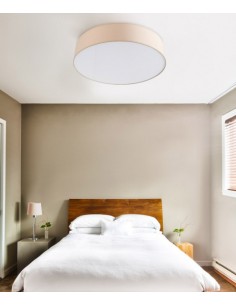 Bol Ceiling Lamp - LedsC4 - Round beige flush mount